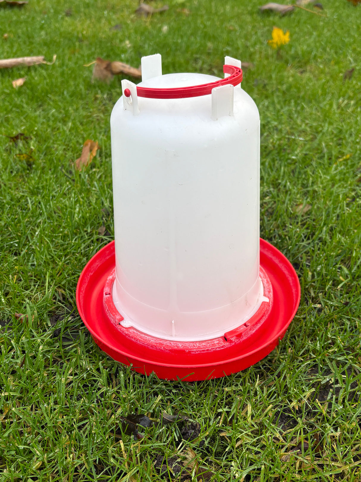 Gebruikte kippen waterbak 3 liter