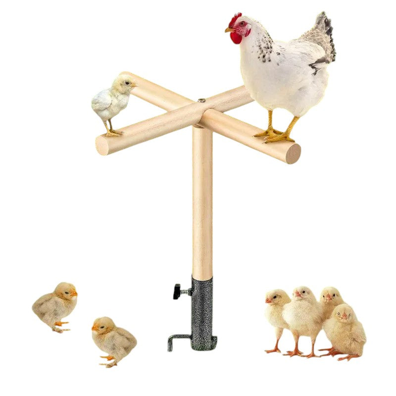 Houten Kippenzitje met Grondpen – Vrijstaand & Verplaatsbaar