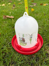 Gebruikte waterbak rood 1.5 liter