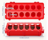 2 keer Kuiken voerbak - Kwartel voerbak