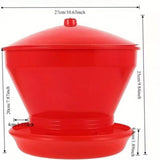 Rode kippenvoerbak 6 Kg